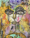 "Purple Moon" Fine Art Print on paper — C. Cambrea, Sincerely Joy