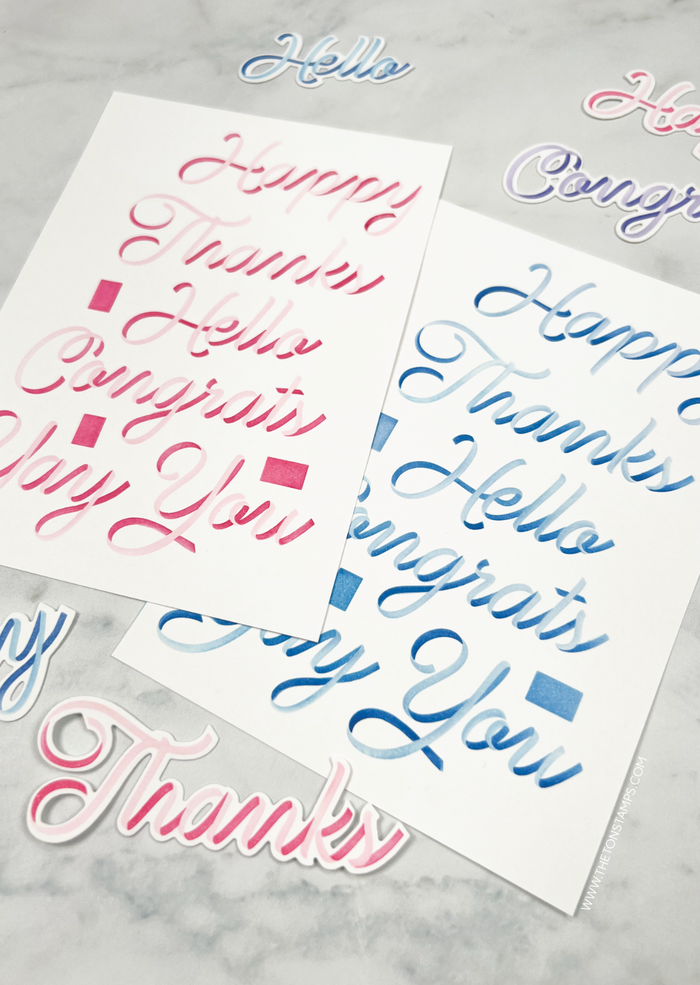 Ribbons General Layering Stencils