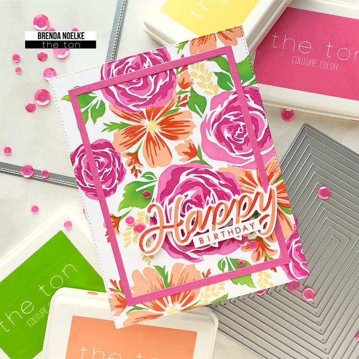 Rose Blossoms Layering Stencils