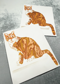 Seated Tabby Stencils