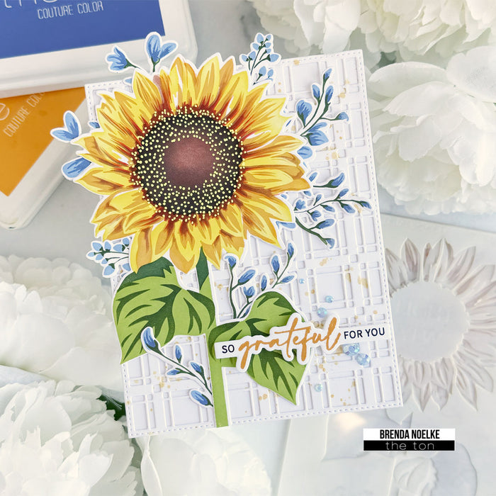 Single Sunflower Layering Stencils