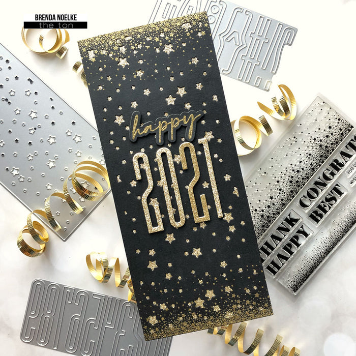 Tall and Skinny Numbers Coverplate Dies