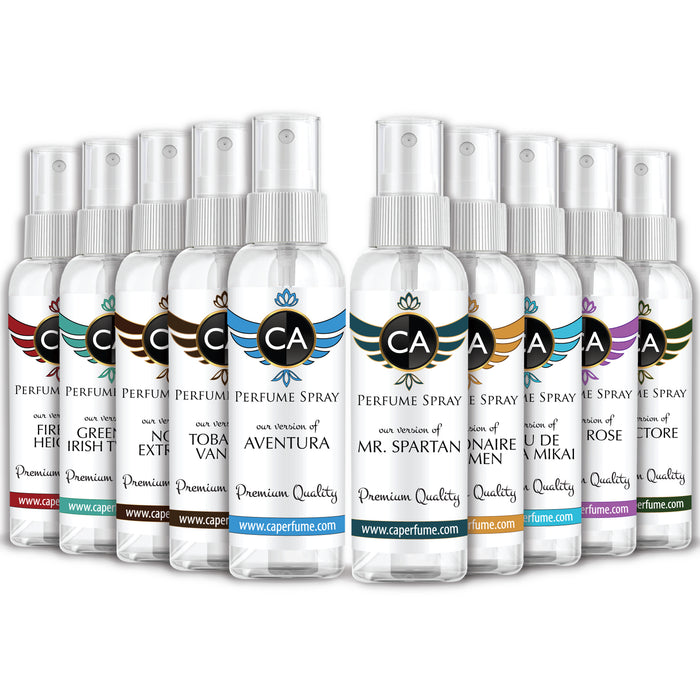 CA Perfume Top 10 Perfume Sprayer Men Set-1 - 2 Fl Oz/60 ml Eau de Parfum 50ml spray