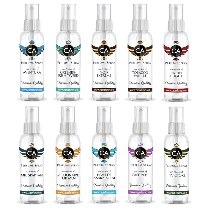CA Perfume Top 10 Perfume Sprayer Men Set-1 - 2 Fl Oz/60 ml perfume bottle