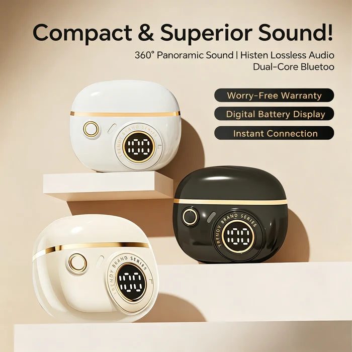 True Wireless In-Ear Earbuds with Charging Case