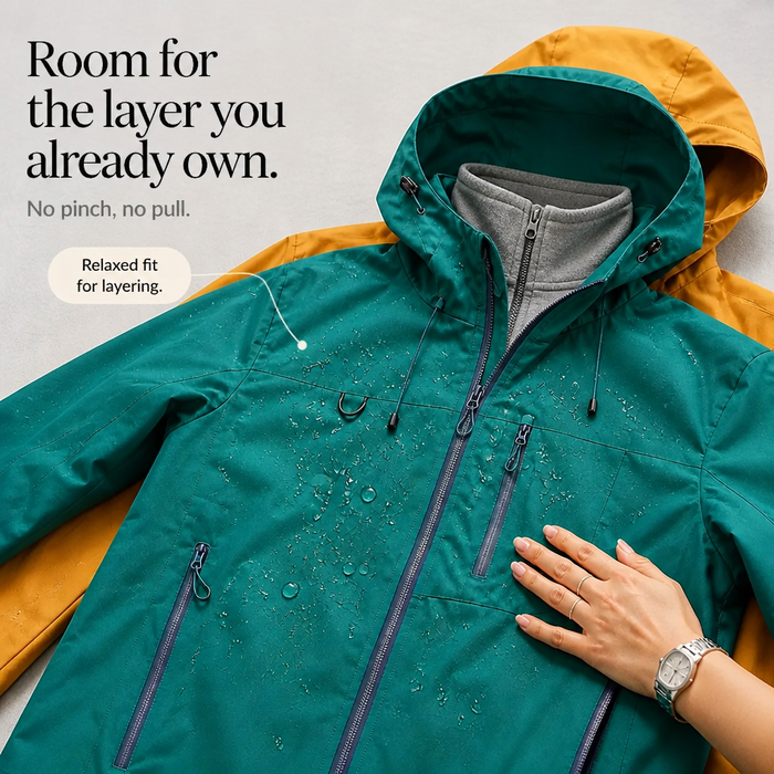 Vantrek – Lotus-Effect Waterproof Windbreaker Jacket