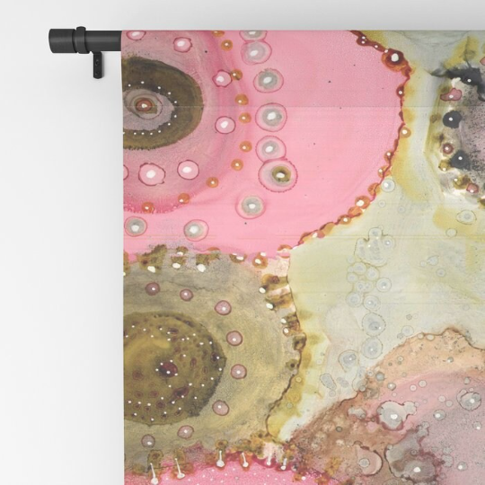 Window Curtains 'Pink Matter' — alternate angle