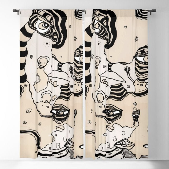 Window Curtains 'Stained 01' — alternate angle