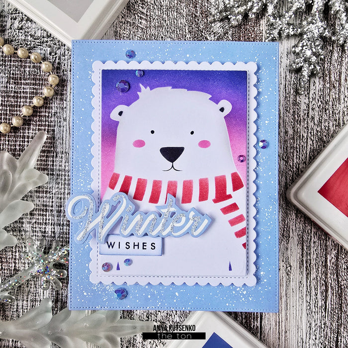 Winter Bear Layering Stencils